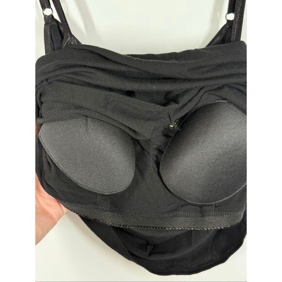 001 Cache black padded shelf bra tank top size medium - Picture 5 of 7